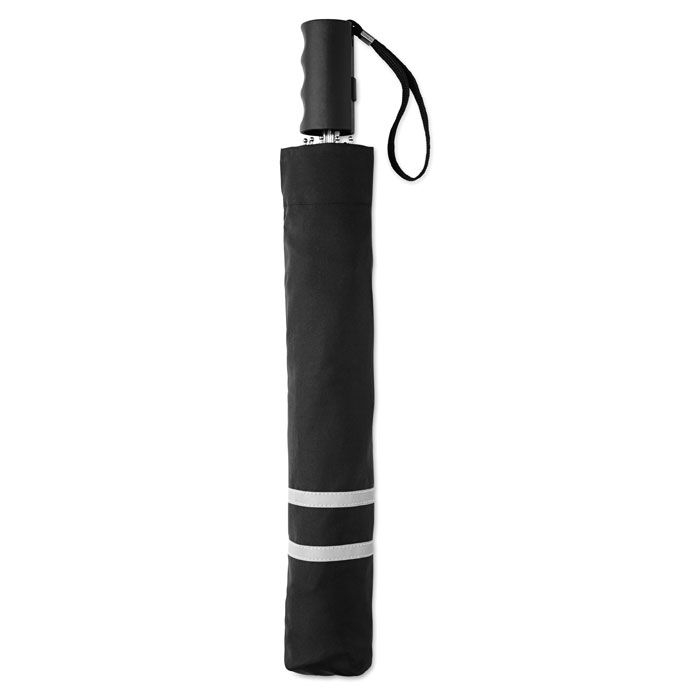 MO8584-03Neon Regenschirm 53cm_ Schwarz