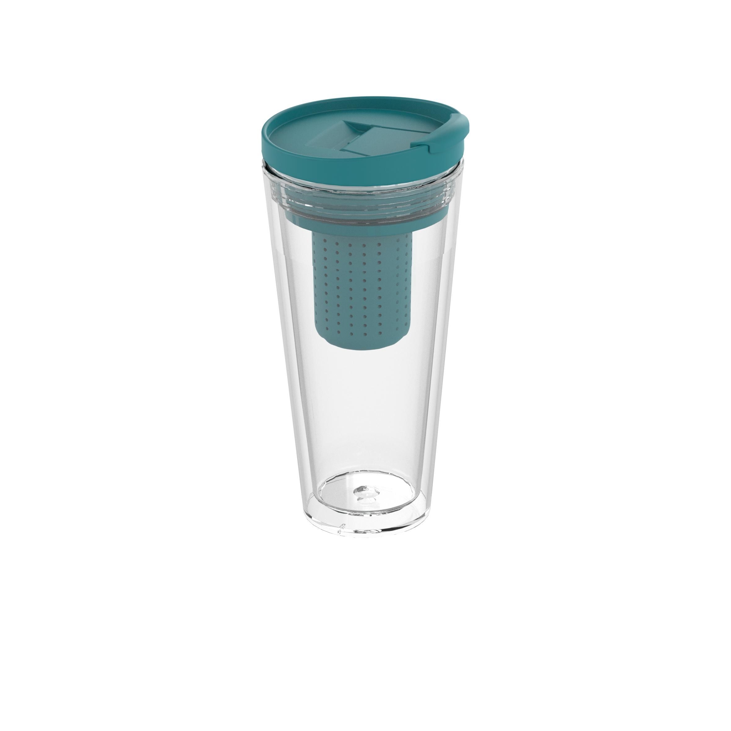 EL01495-3Isolierbecher _Mocha_ mit Teesieb_ transparent_ teal EL01495-3Isolierbecher _Mocha_ mit Teesieb_ transparent_ teal
