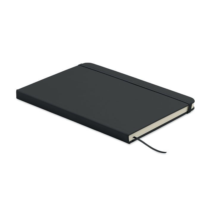MO3124-03Arcoloop DIN A5 Notizbuch recy. PU_ schwarz