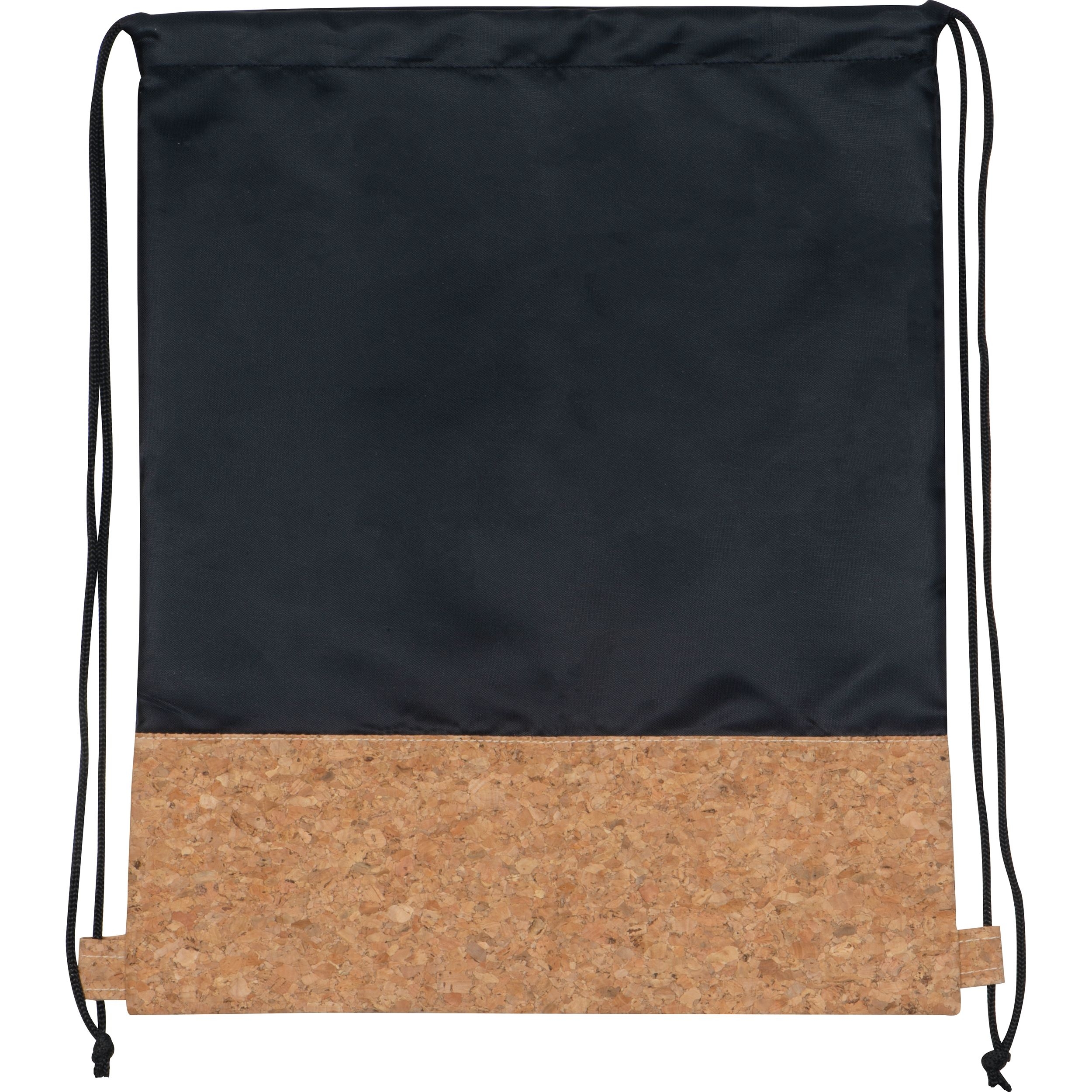 MA62159-03Gymbag aus Polyester mit Korkboden_ schwarz