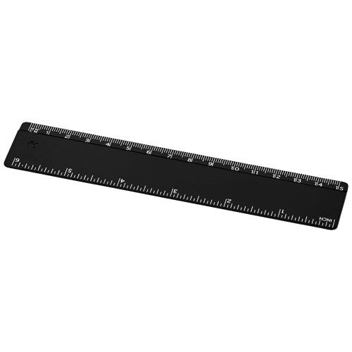 PF210536-2Renzo 15 cm Kunststofflineal_ schwarz PF210536-2Renzo 15 cm Kunststofflineal_ schwarz