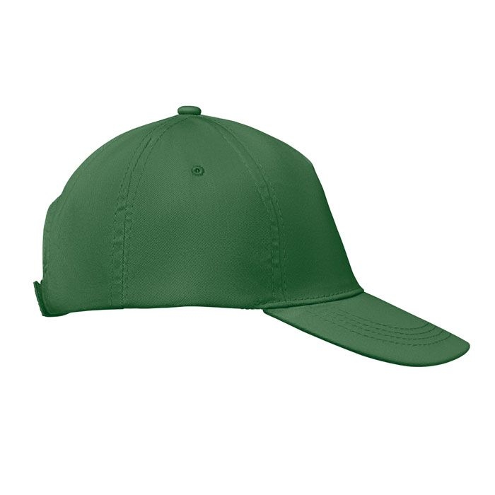 MO1447-60Buzz 5-Panel-Baseball-Cap_ dunkelgruen