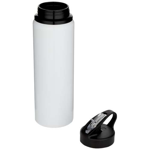 PF100870-1Fitz 800 ml RCS-zertifizierte_ einwandige Trinkflasche aus recyceltem Edelstahl_ weiss