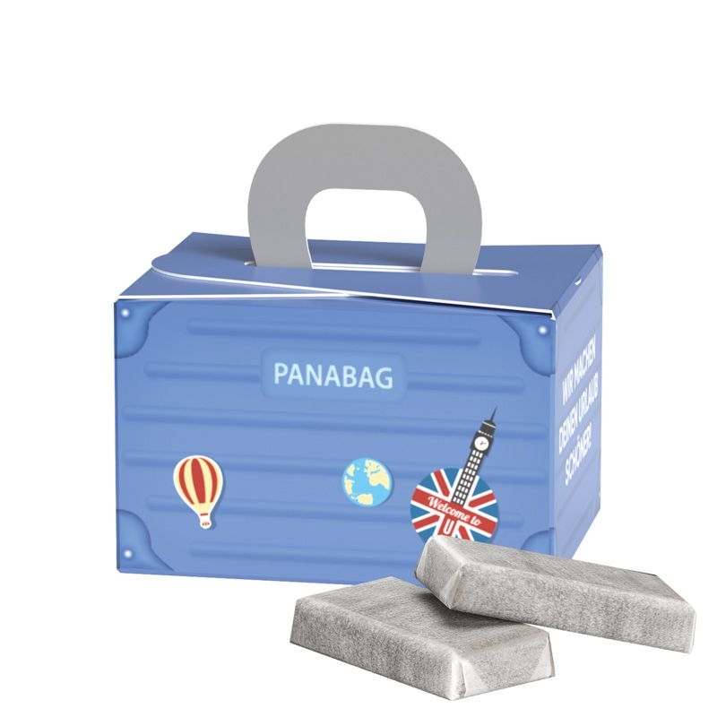 JG10220-1Geschenkbox Mini Koffer Schokotaefelchen_ Schokotaefelchen