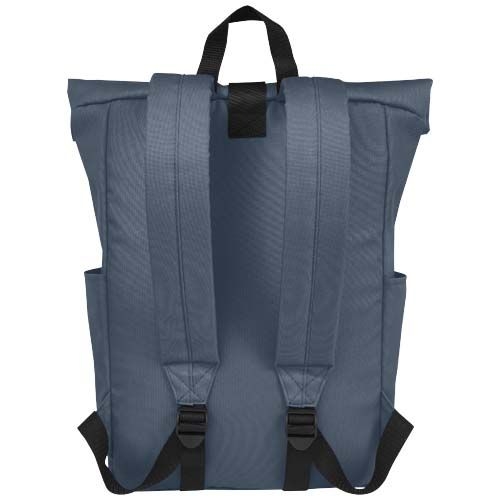 PF120659-10Byron 15_6_ GRS RPET Roll-Top Rucksack 18 L_ hale blau