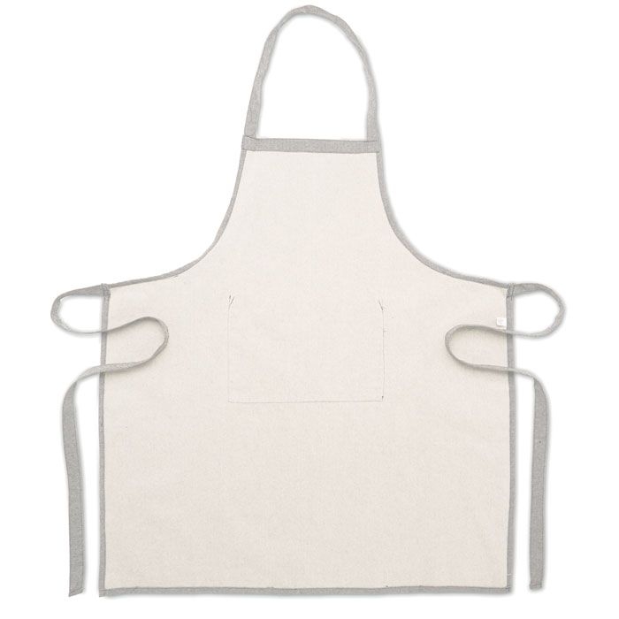 MO2265-07Cuina Kuechenschuerze recy. Baumwolle_ grau