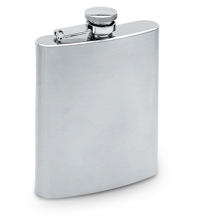 KC4703-16Slimmy Flask Flachmann_ Mattsilber