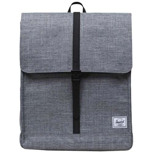 PF120753-1Herschel City Rucksack aus recyceltem Material 16 L_ heather grau
