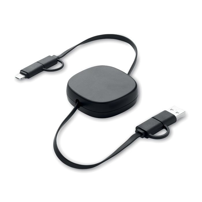MO2425Linea Einziehbares Ladekabel 60W