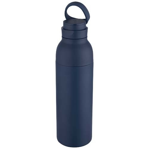 PF100838-4Illuminate 650 ml RCS doppelwandige Isolierflasche aus recyceltem Edelstahl_ navy