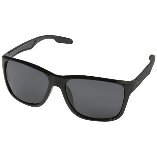 PF127027-1Eiger polarisierte Sonnenbrille mit Etui aus recyceltem Kunststoff_ schwarz