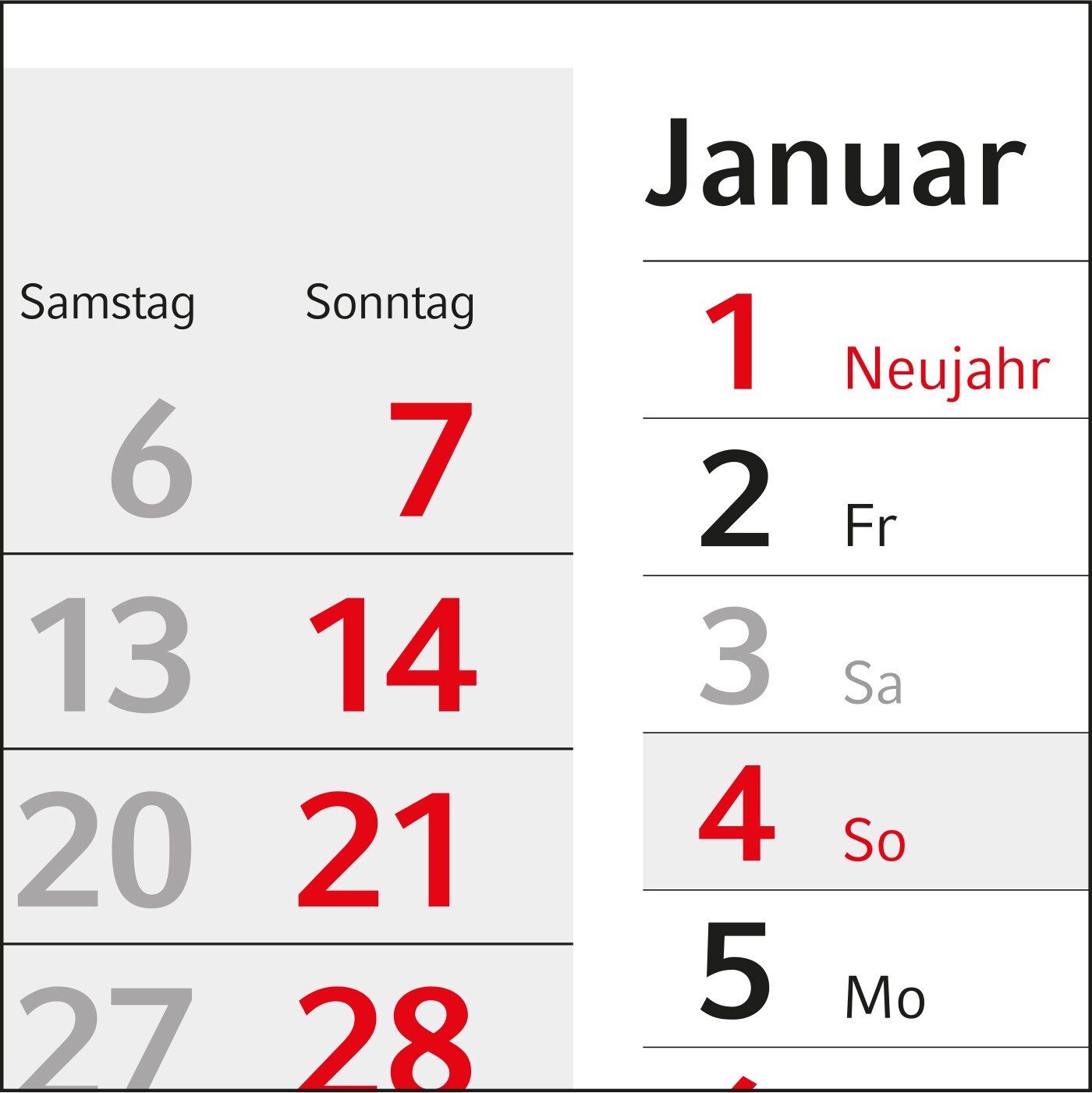 GE0035-HE4-Monatskalender Konzept 4 Post