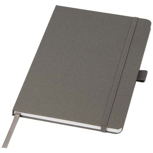 PF107763-10Honua A5 Notizbuch aus recyceltem Papier mit Cover aus recyceltem PET_ Twilight Grey PF107763-10Honua A5 Notizbuch aus recyceltem Papier mit Cover aus recyceltem PET_ Twilight Grey