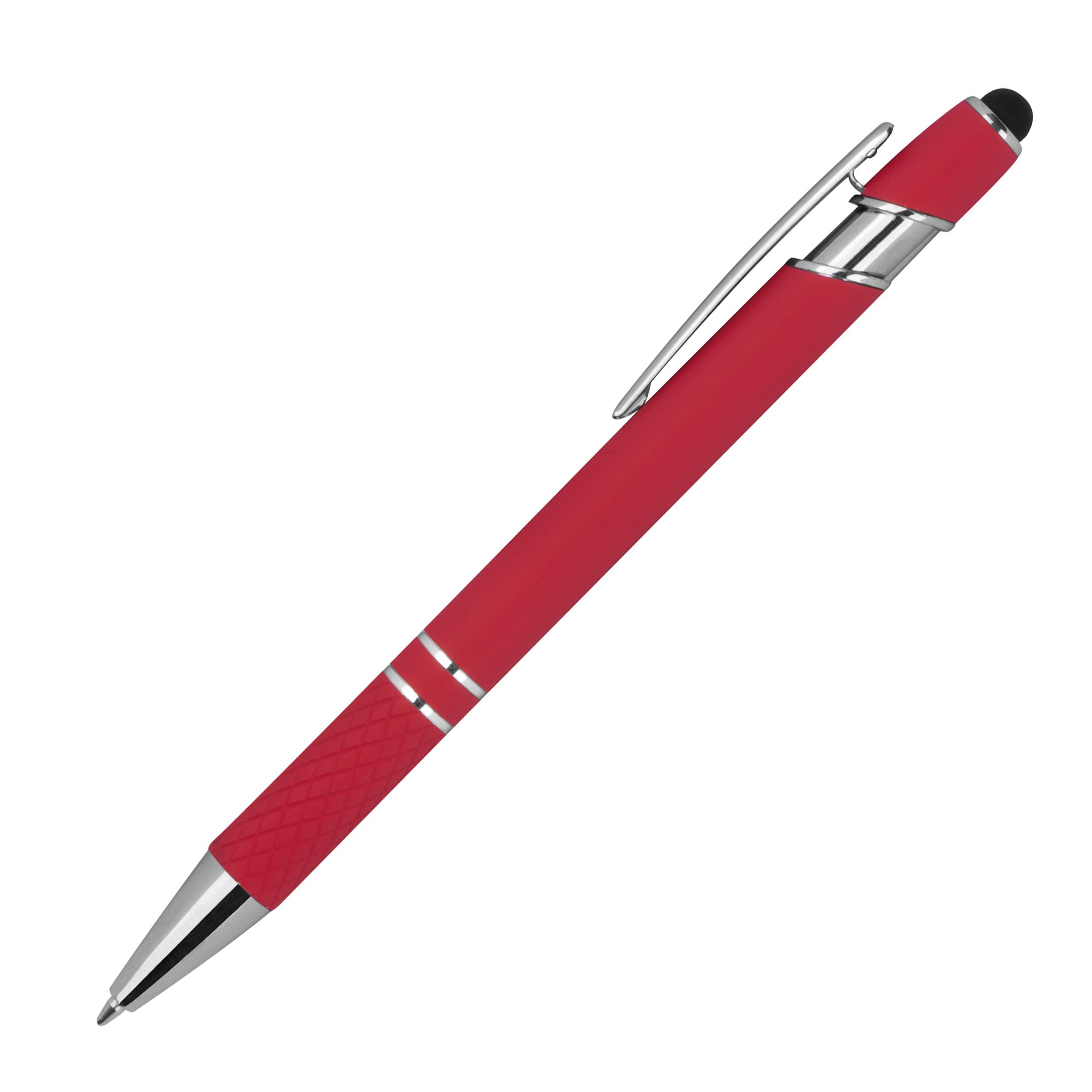 MA13689-05Kugelschreiber mit Muster HERMANN_ rot
