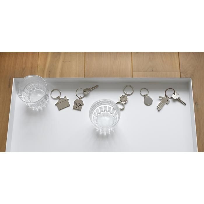 GI3599-32Schluesselanhaenger aus Metall Mika_ silber