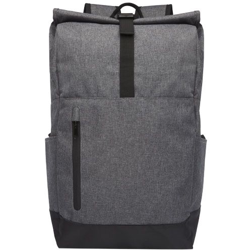 Hoss 15,6" Rolltop Laptop-Rucksack 12L, heather grau,schwarz