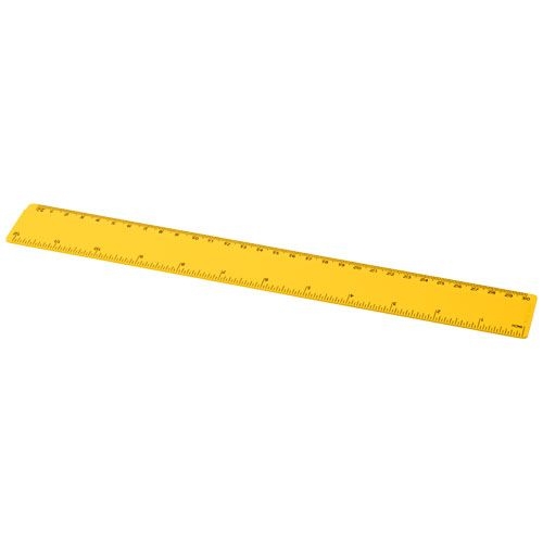 PF210468-2Refari 30 cm Lineal aus recyceltem Kunststoff_ gelb PF210468-2Refari 30 cm Lineal aus recyceltem Kunststoff_ gelb
