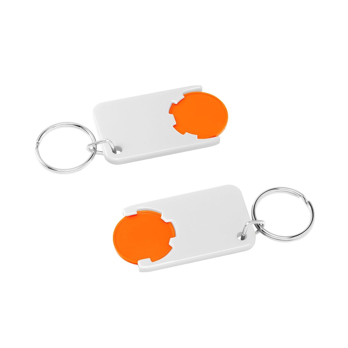 HE7454R-5-0Chiphalter mit 1€-Chip _Beta_ orange_ weiss HE7454R-5-0Chiphalter mit 1€-Chip _Beta_ orange_ weiss