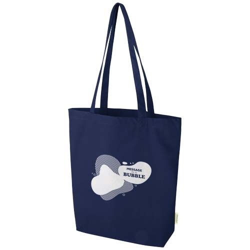 PF120782-5Odisha 180 g_m² OCS Bio-Tragetasche mit breitem Boden 11L_ navy