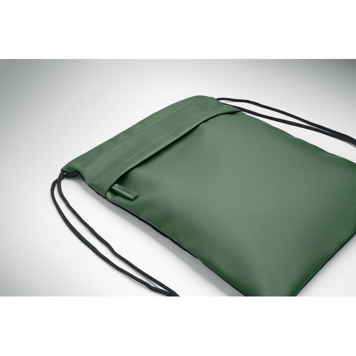 MO2639-60Bangkok Bag Beutel mit Kordelzug 600D RPET_ dunkelgruen