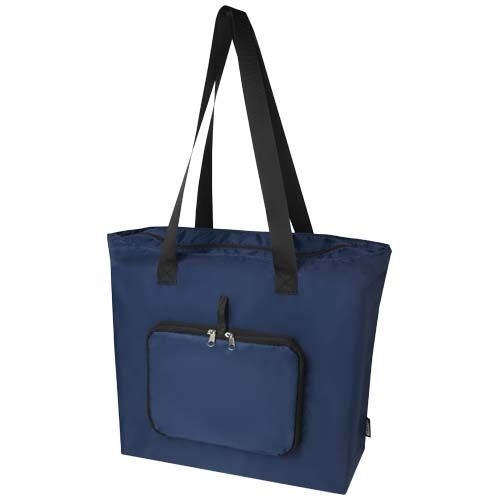 PF130091-5EcoFold faltbare RPET Tragetasche 16 L_ navy