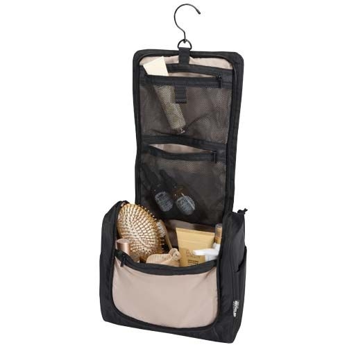 PF130117-3Puffer GRS recycelte aufhaengbare Kulturtasche 8L_ schwarz