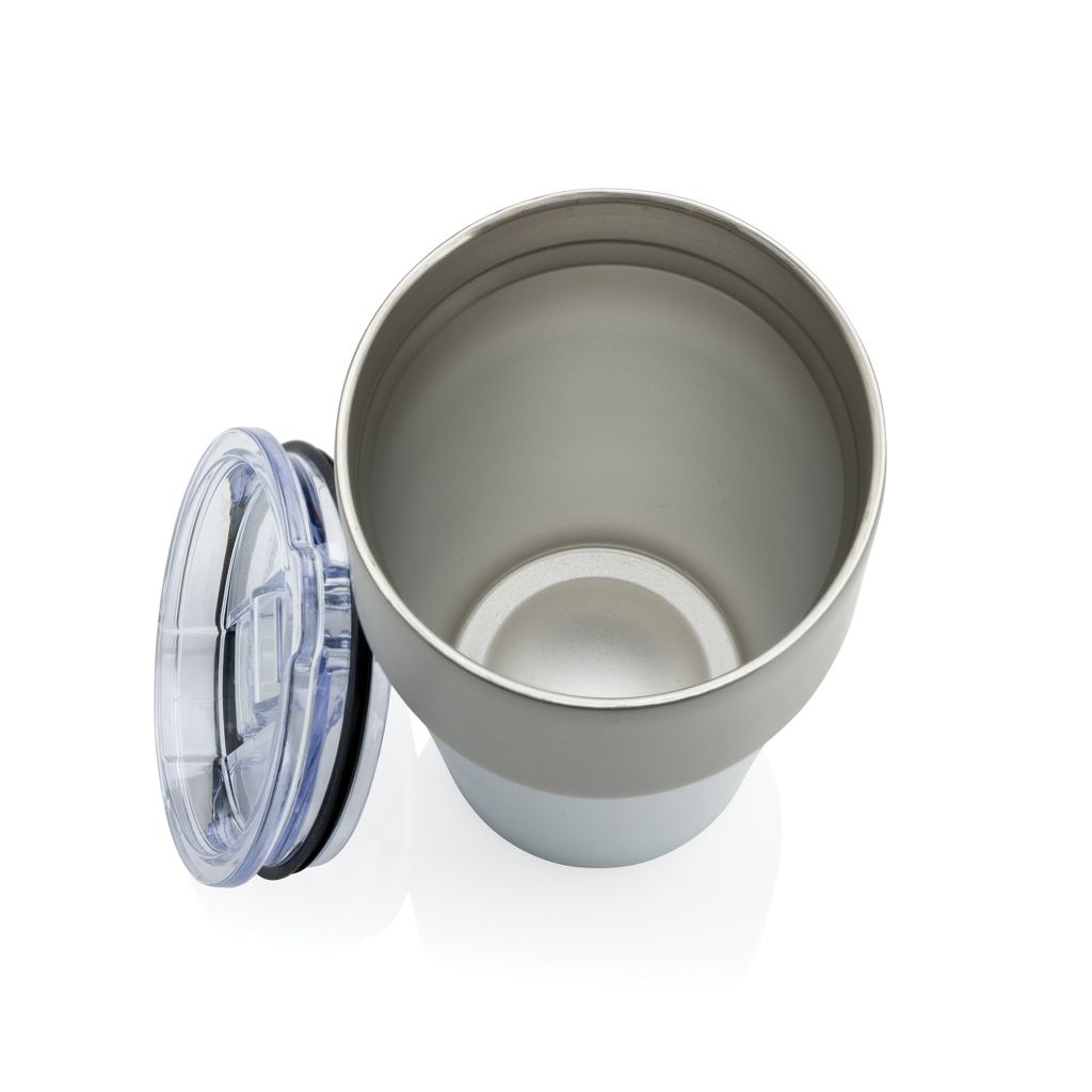 XDP437.13-03Fluid Becher aus RCS-zertifiziert recyceltem Stahl_ 500ml_ weiss
