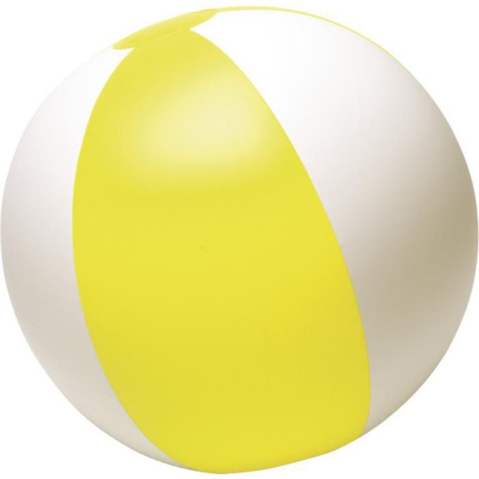 GI9620-06Aufblasbarer Wasserball aus PVC Lola_ Gelb