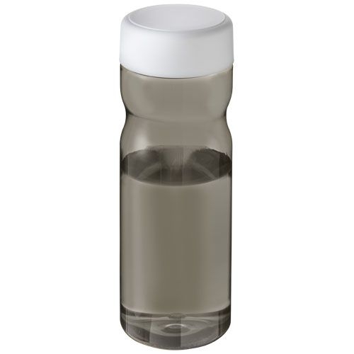 PF210435-2H2O Active® Eco Base 650 ml Sportflasche mit Drehdeckel_ kohle_weiss PF210435-2H2O Active® Eco Base 650 ml Sportflasche mit Drehdeckel_ kohle_weiss