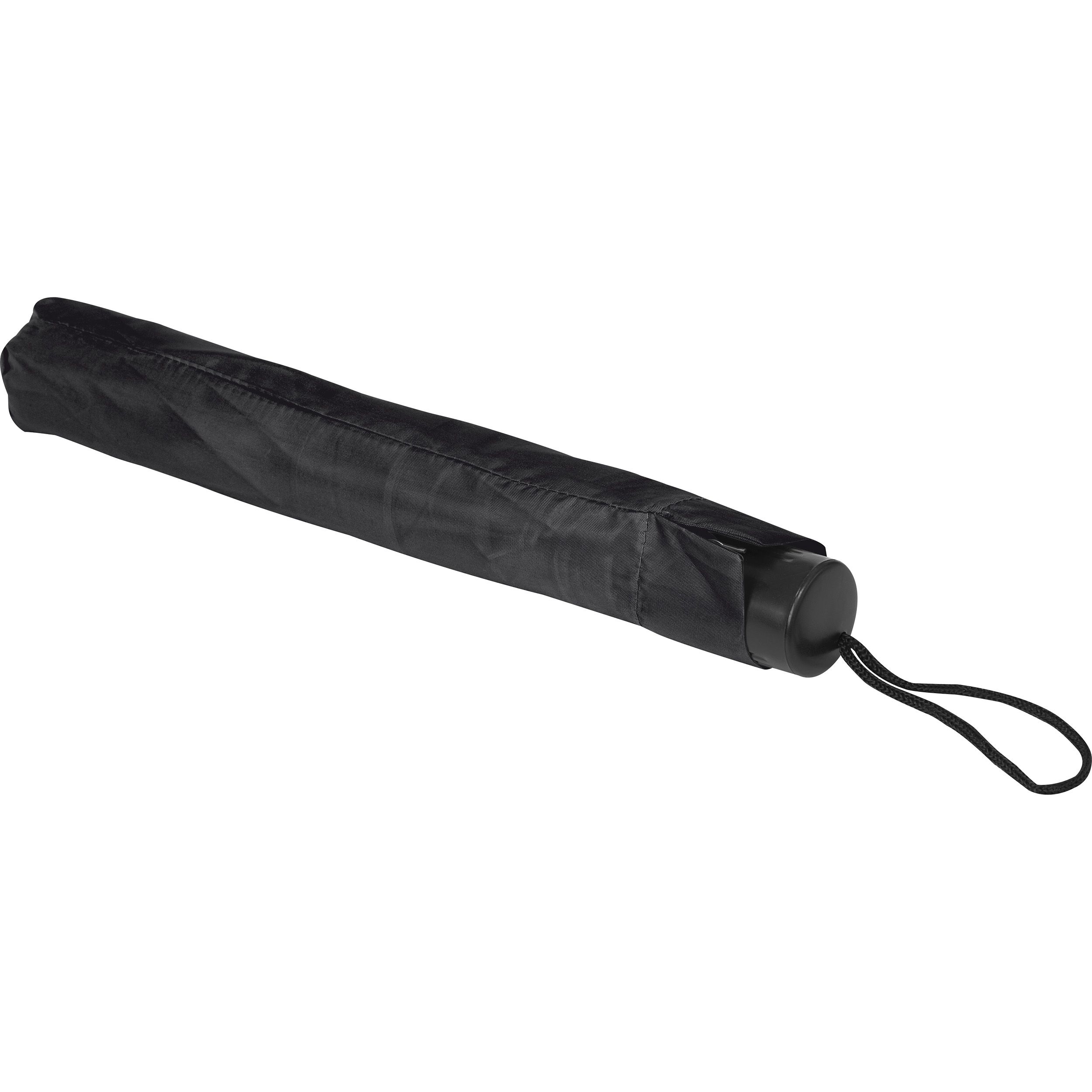 MA45188-03Teleskop Taschenschirm aus Polyester FRANCO_ schwarz