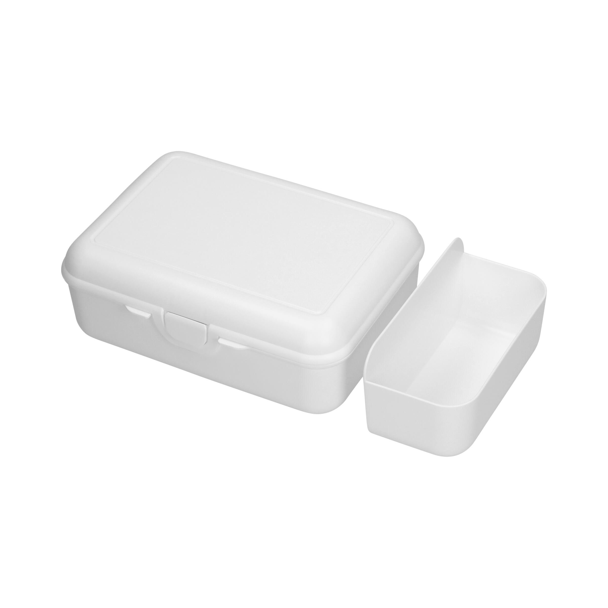 EL05297-1Vorratsdose _School-Box_ deluxe_ mit Trennschale_ weiss