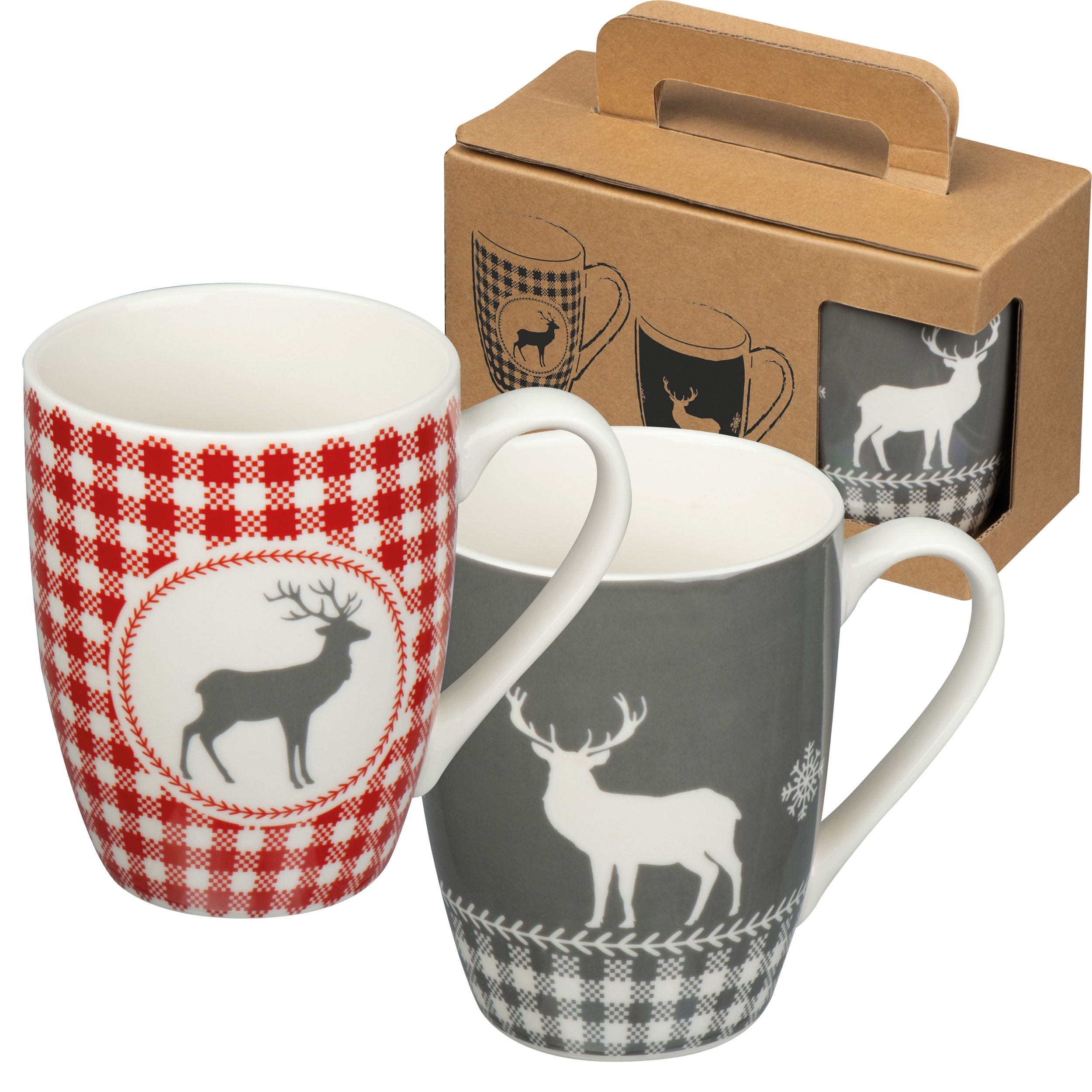 MA82536-MCSet aus 2 Weihnachtstassen ARMIN_ mehrfarbig