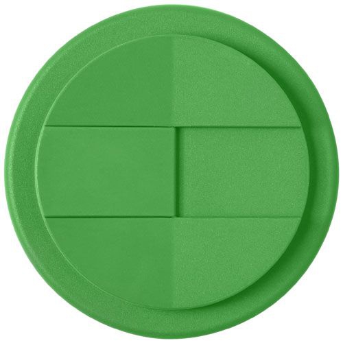 Americano® Eco 350 ml recycelter Becher mit auslaufsicherem Deckel, grün,weiß