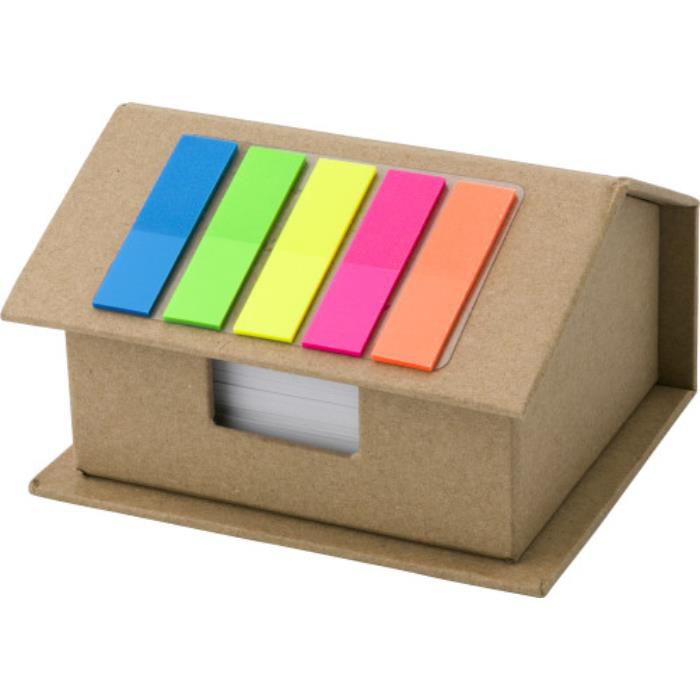 GI3487-11Haftnotizen aus Karton Marnie_ Braun