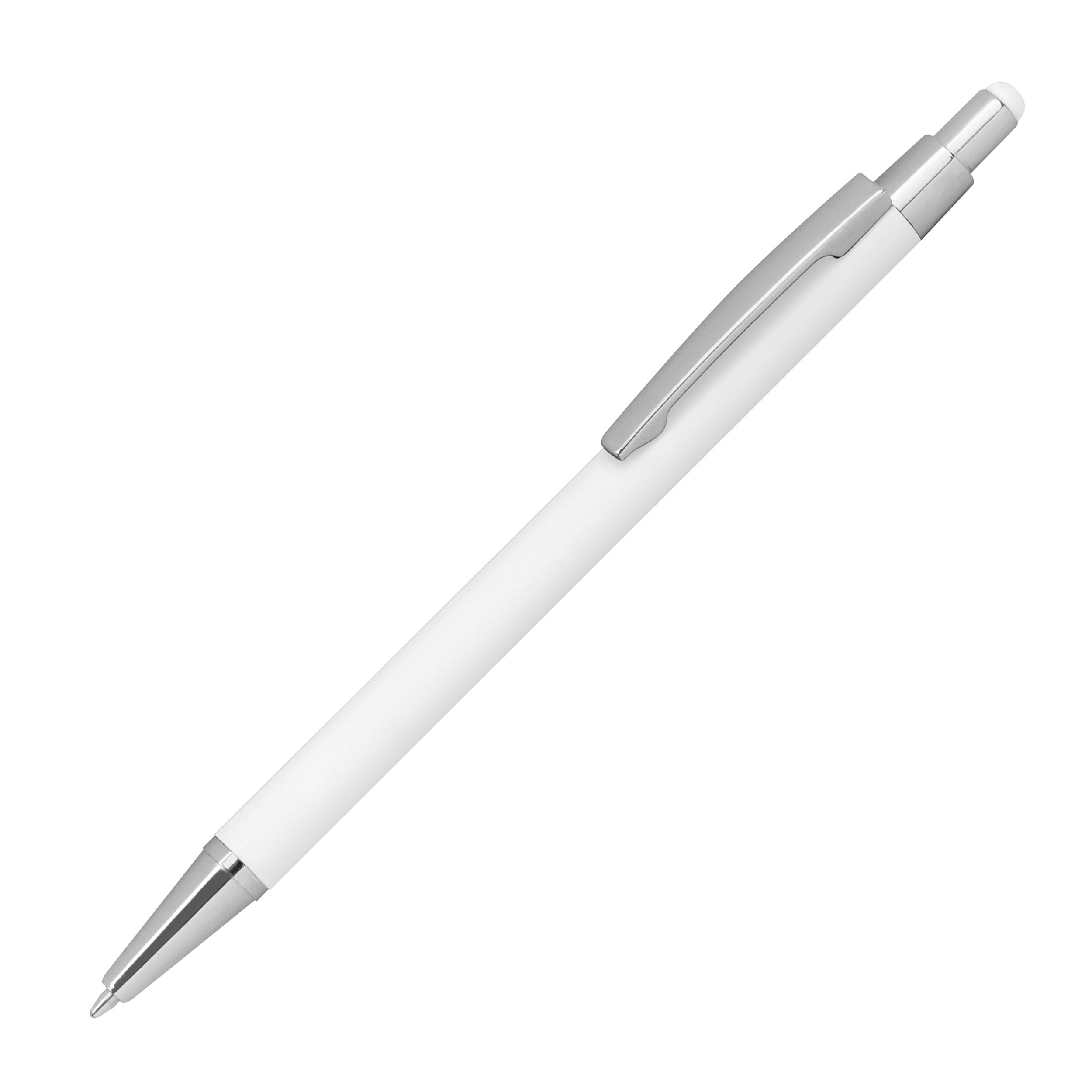 MA10964-06Kugelschreiber aus Metall mit Rubberfinish und Touchfunktion_ weiss MA10964-06Kugelschreiber aus Metall mit Rubberfinish und Touchfunktion_ weiss