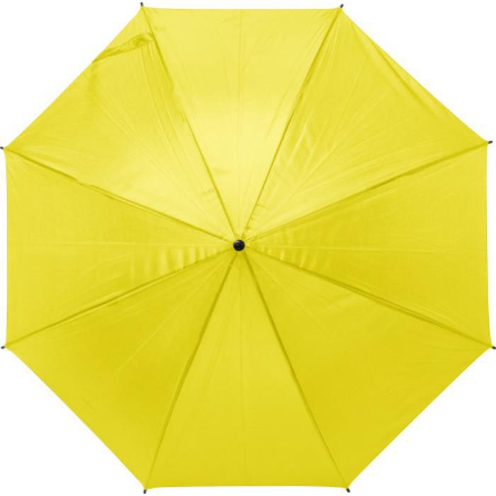 Automatik-Regenschirm aus Polyester Rachel, Gelb