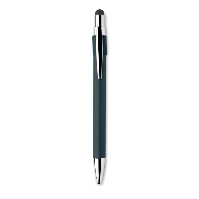 MO2488-85Edd Druckkugelschreiber mit Stylus_ marineblau
