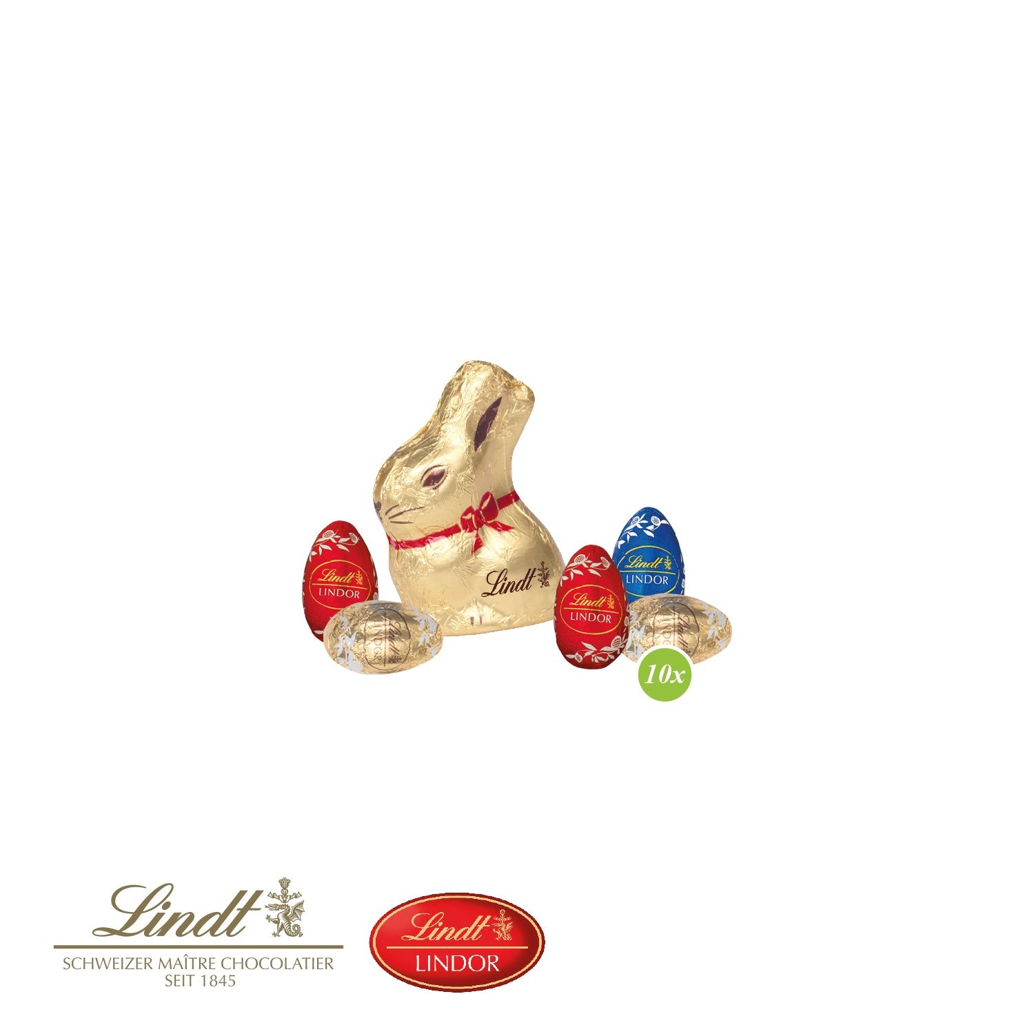 CD94714-013D Praesent Transporter Ostern mit Lindt Schokoladenmischung_ Lindt Schokomischung