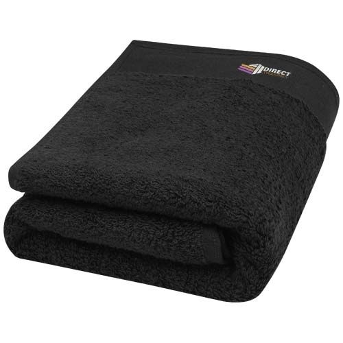 PF117005-3Nora 550 g_m² Baumwollhandtuch 50 x 100 cm_ schwarz