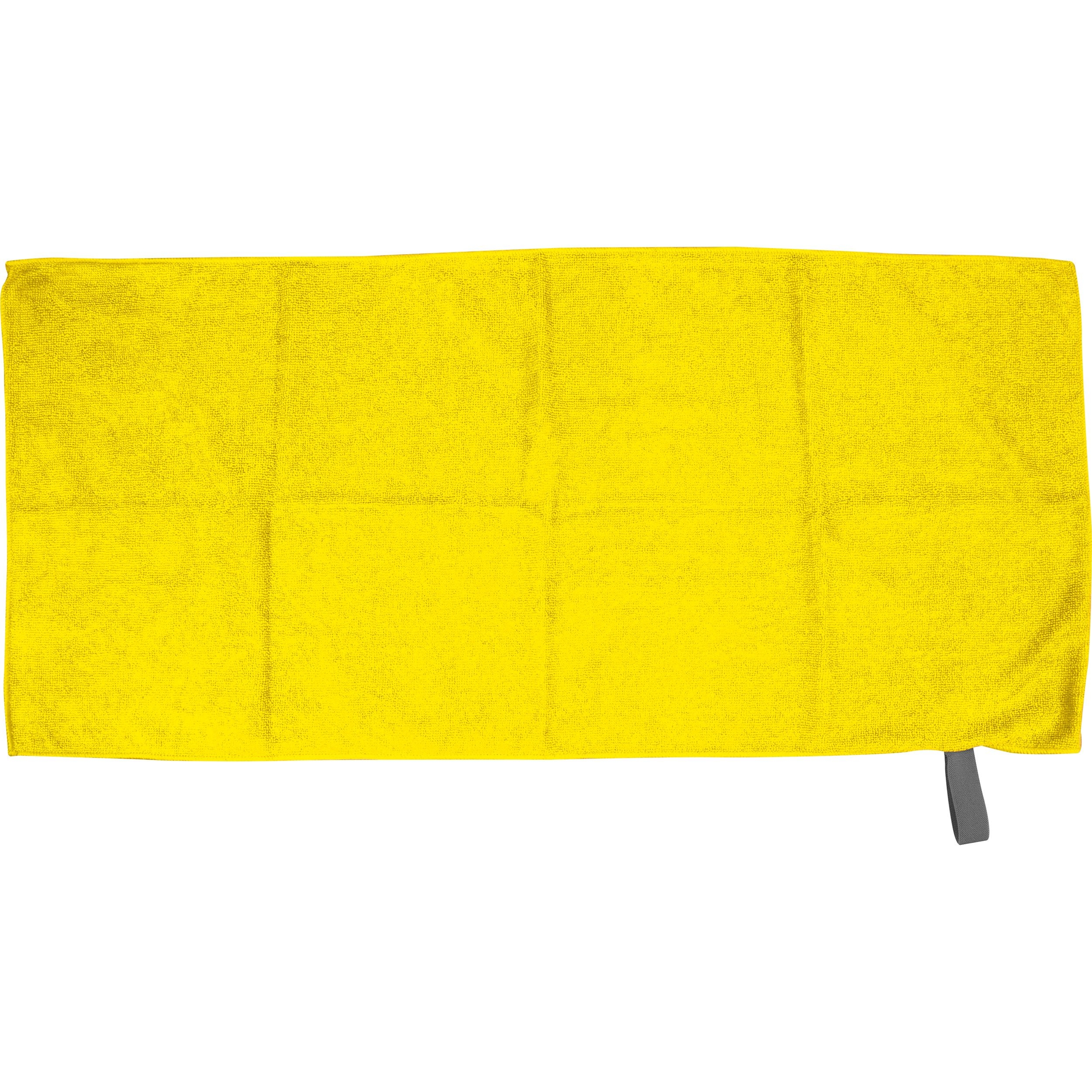 MA74754-08Mikrofaser Handtuch mit Gummiband HUGH_ gelb