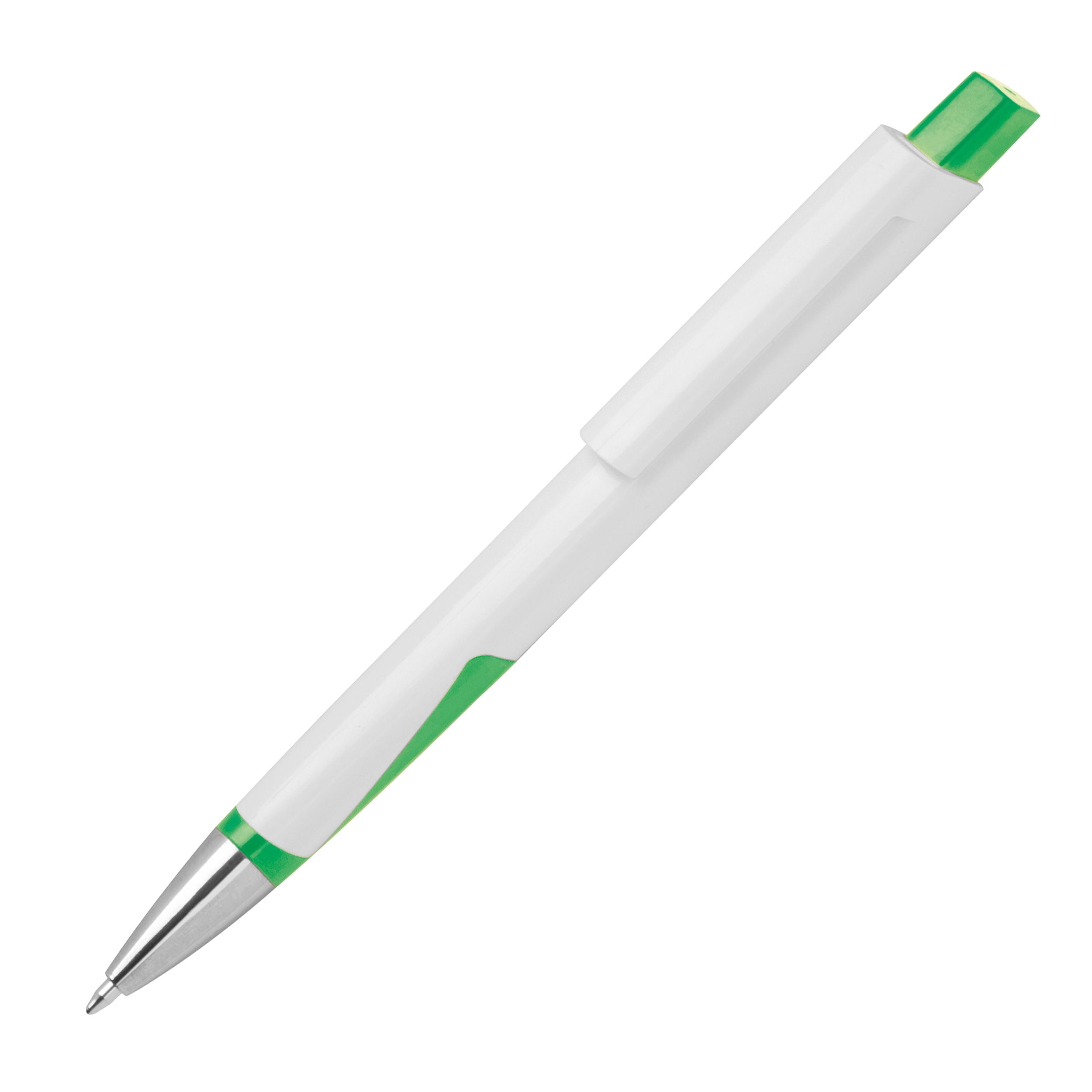 MA15471-09Recycelter ABS Kugelschreiber MAJA_ gruen