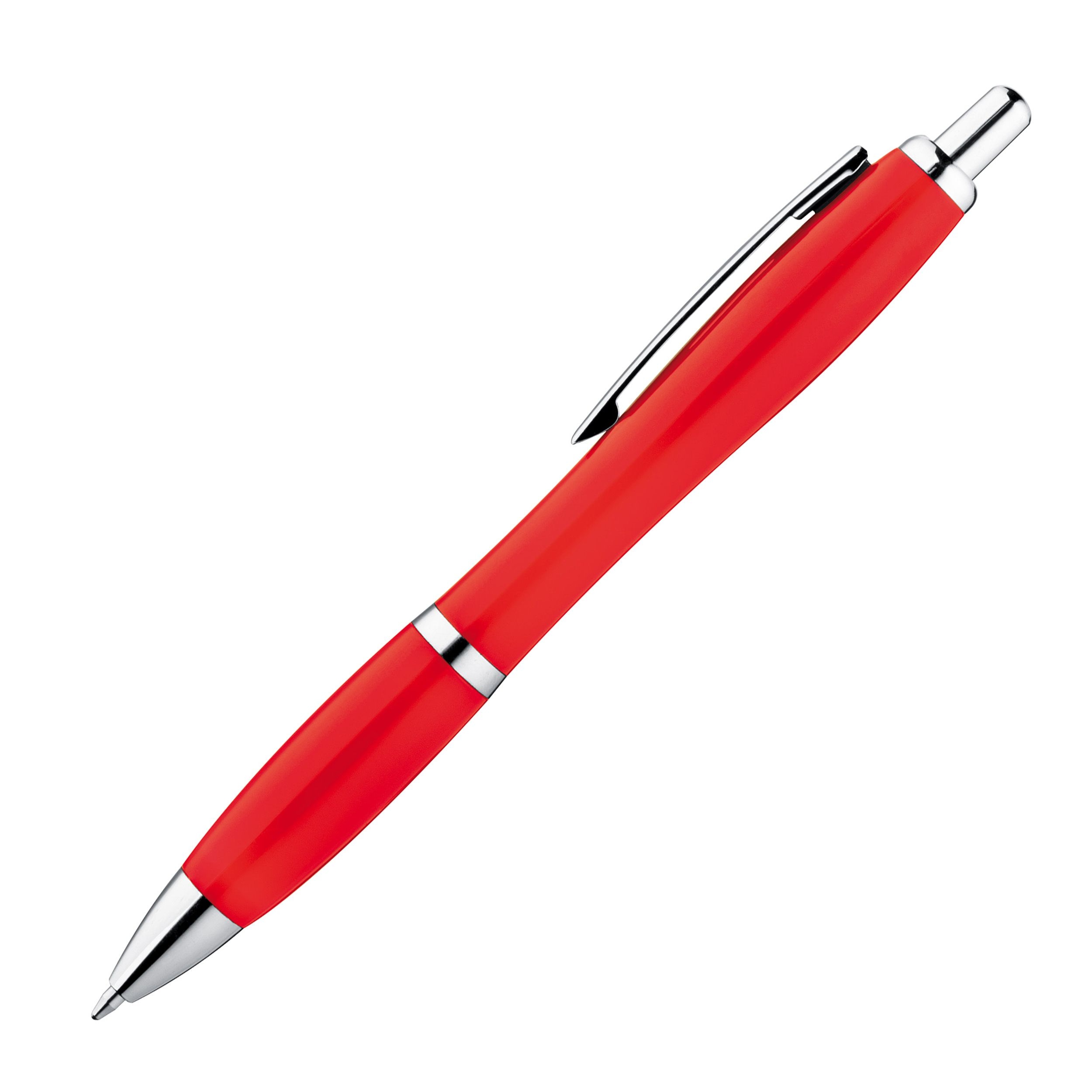 MA11679-05Kunststoffkugelschreiber vollfarbig _ rot