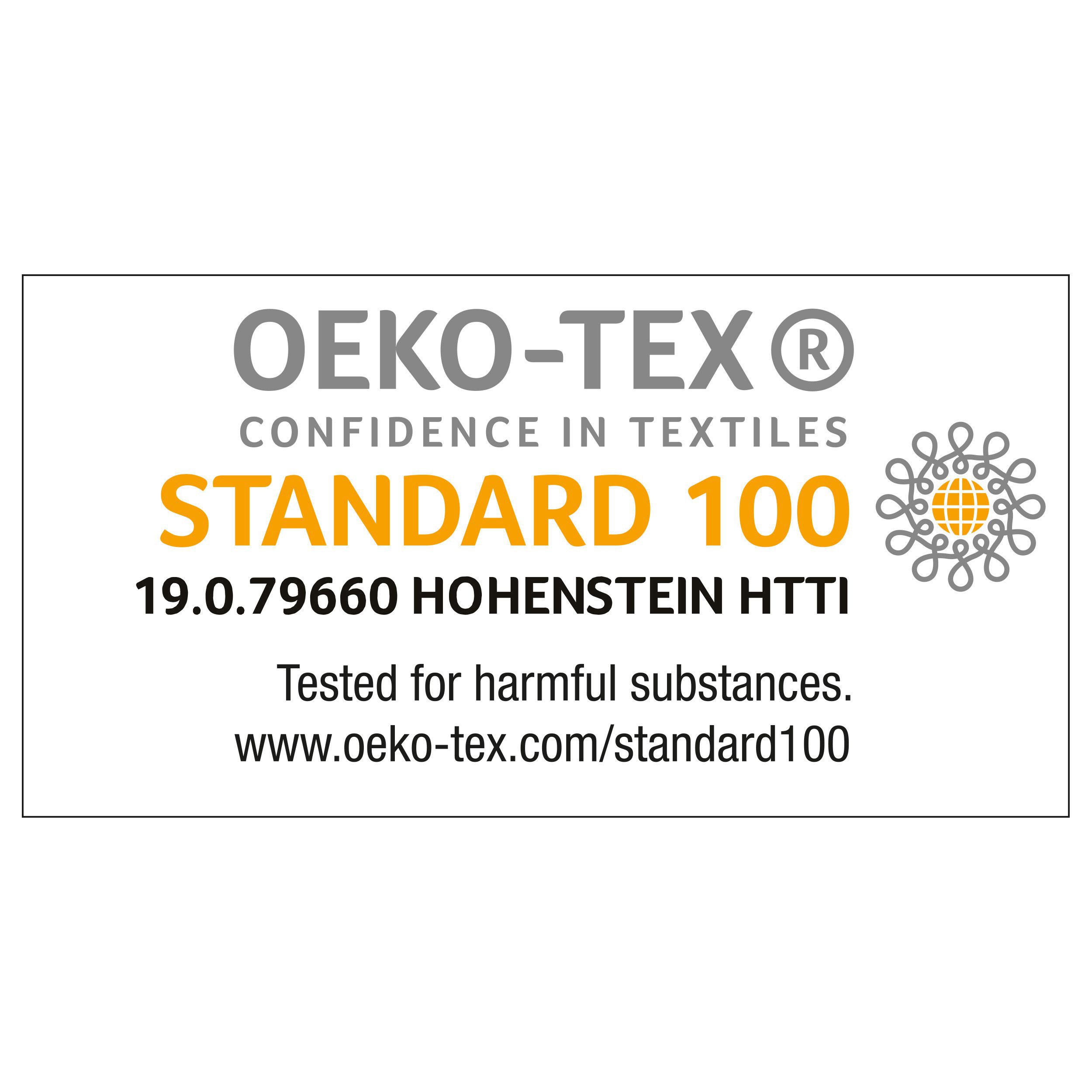 Kleine Oeko-Tex® STANDARD 100 Baumwolltasche mit kurzen Henkeln, weiß