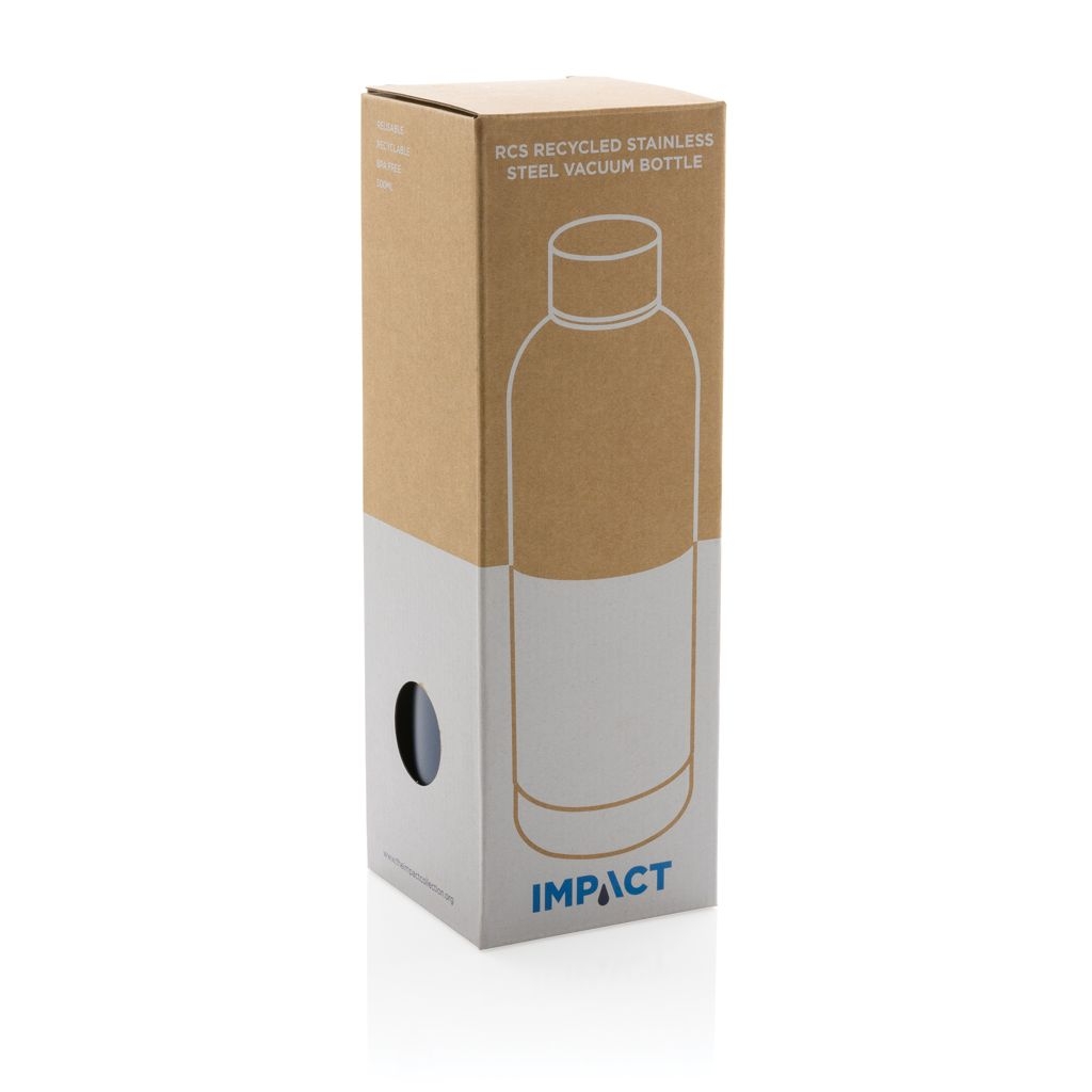 XDP435.70-5Impact Vakuumflasche aus RCS recyceltem Stainless-Steel_ blau
