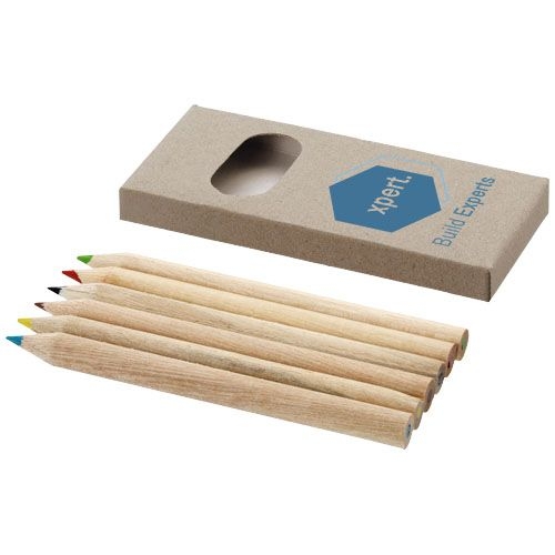 PF106219-1Ayola 6-teiliges Buntstiftset_ natur