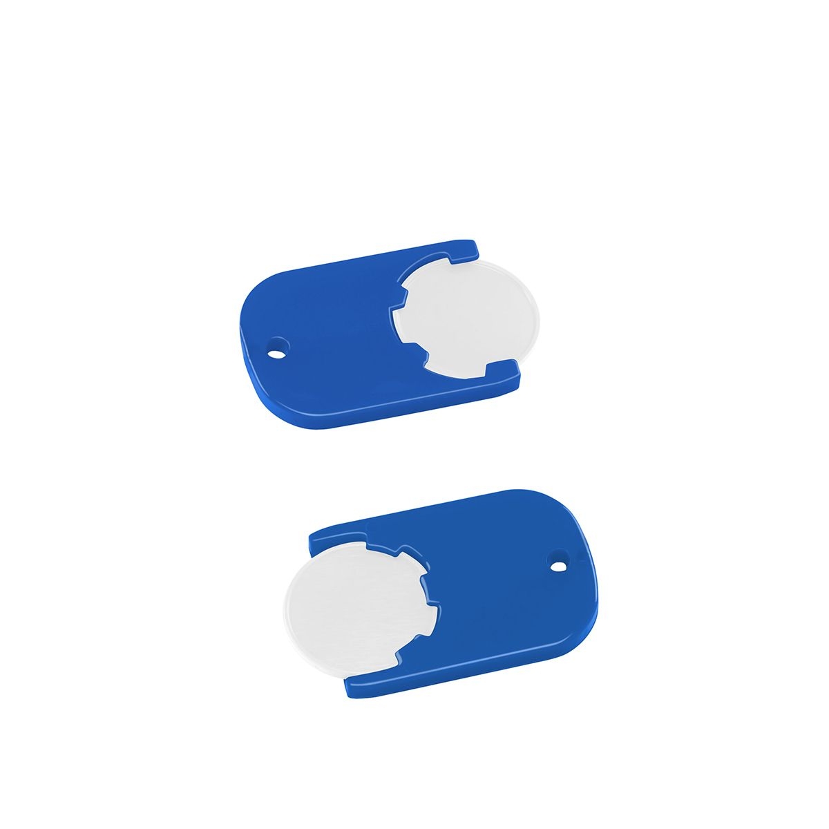 HE7555-0-3Chiphalter mit 1€-Chip _Gamma_ weiss_ blau
