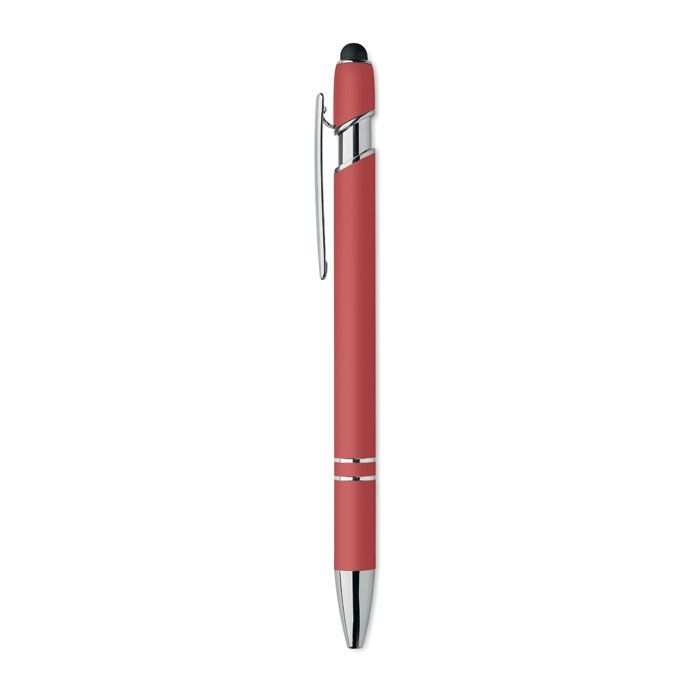 MO2798-05Siparo Druckkugelschreiber mit Stylus_ rot