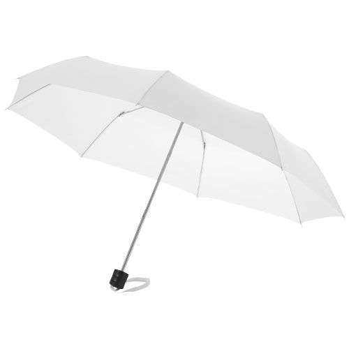 PF109052-4Ida 21_5_ Kompaktregenschirm_ weiss
