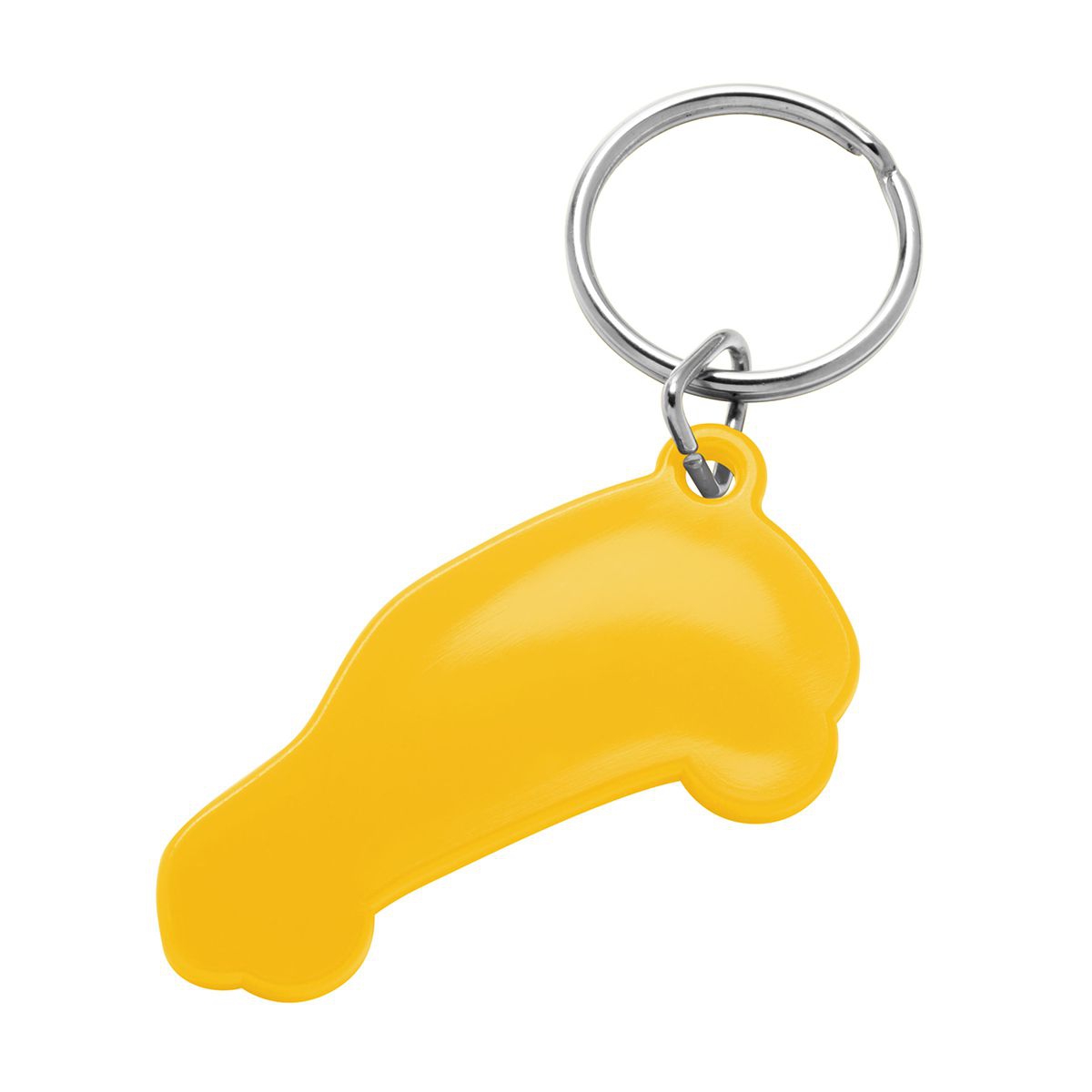 Schlüsselanhänger "Auto", gelb
