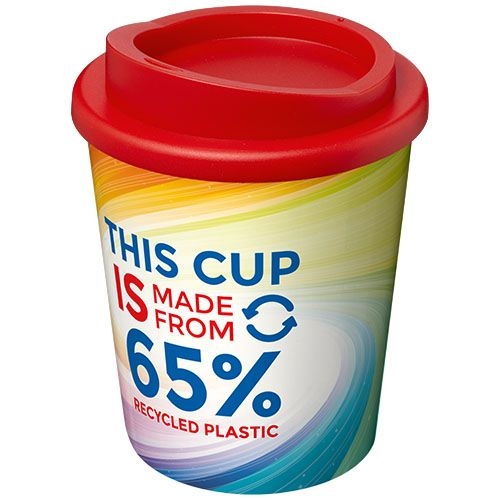 PF210496-3Brite-Americano® Eco Isolierbecher_ 250 ml_ rot